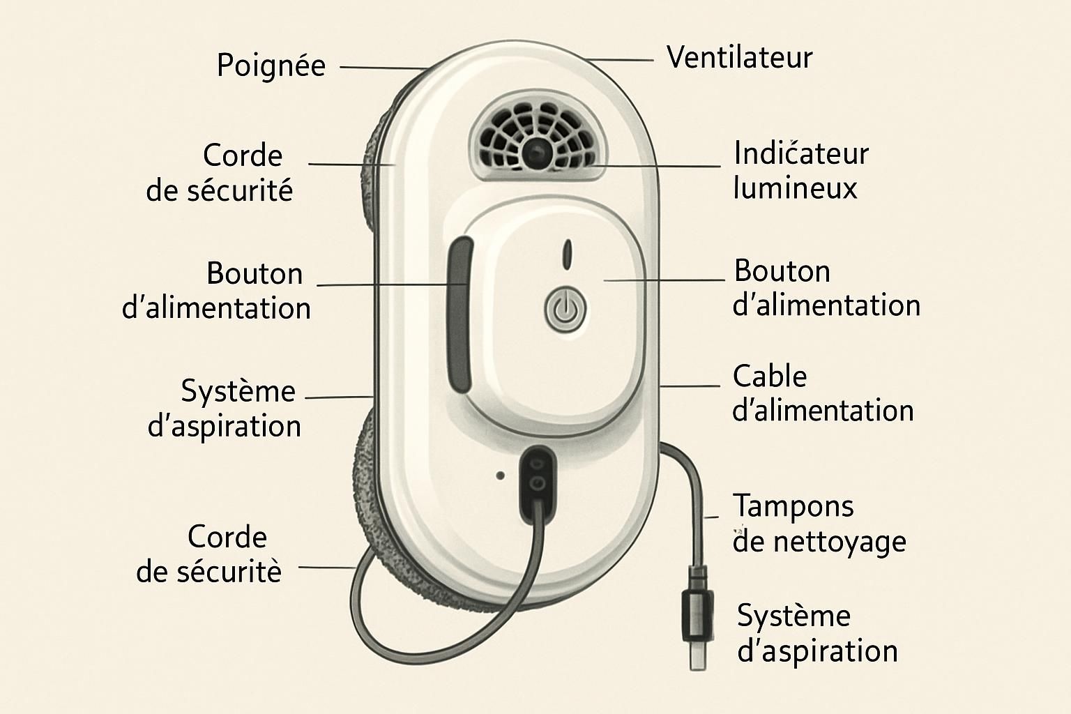 découvrez le fonctionnement d'un robot lave vitre et ses composants clés pour un nettoyage efficace et autonome de vos vitres.
