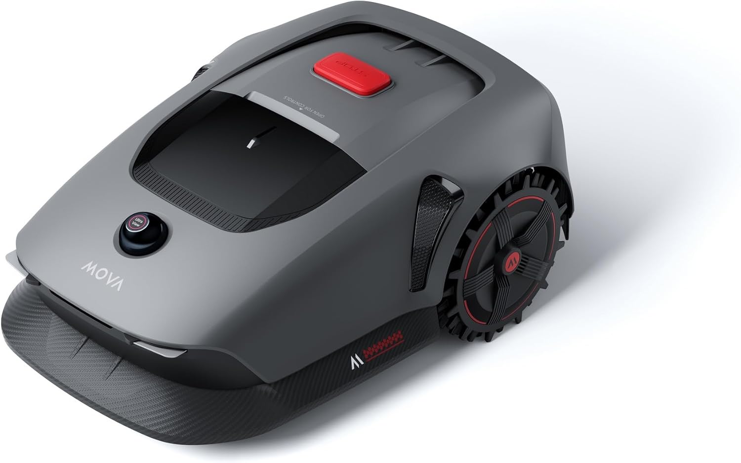 MOVA 1000 Robot Tondeuse Installation sans Fil, cartographie 360° 3D LiDAR jusqu'à 1000 m² évitement Intelligent des Obstacles. Contrôle Via App, Roues Tout-Terrain, Coupe en U, Chargement Rapide MOVA 1000 Robot Tondeuse Installation sans Fil, cartographie 360° 3D LiDAR jusqu'à 1000 m² évitement Intelligent des Obstacles. Contrôle Via App, Roues Tout-Terrain, Coupe en U, Chargement Rapide