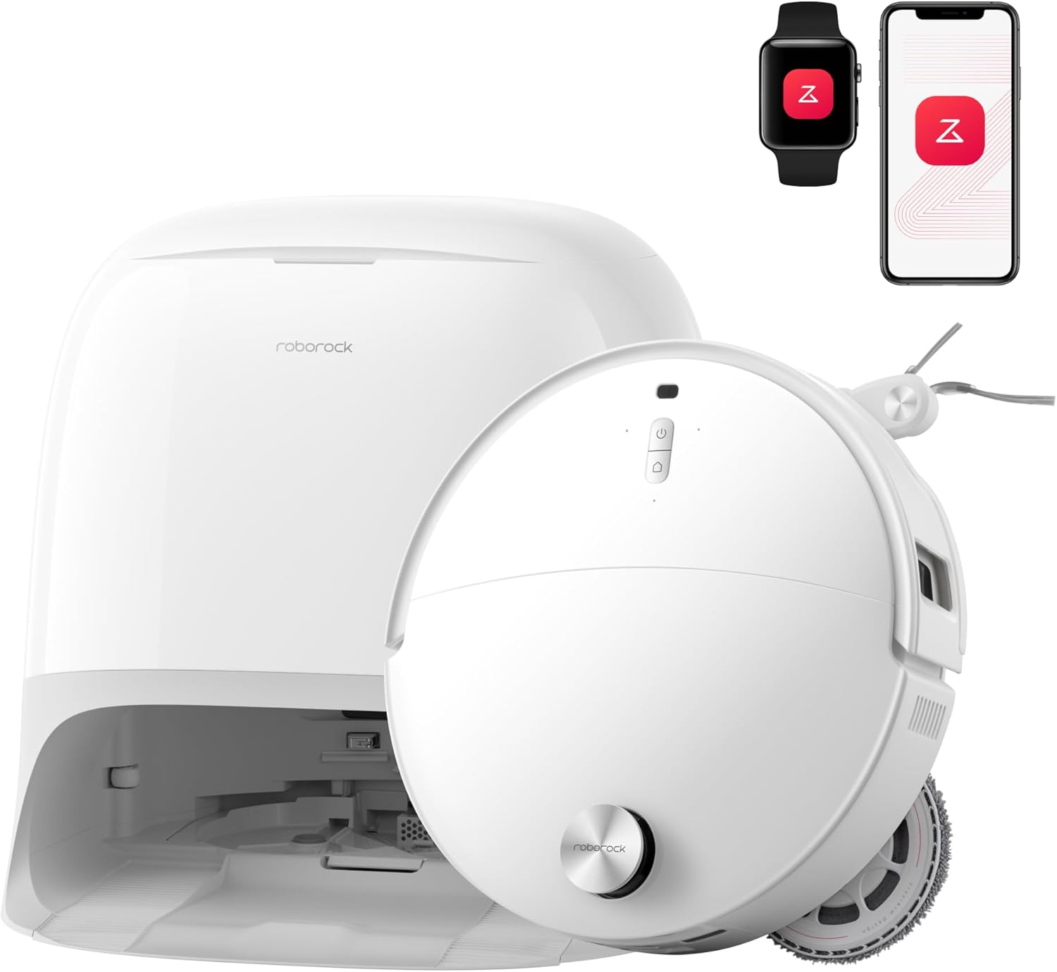 roborock Qrevo Curv 2 Pro Robot Aspirateur Laveur avec Station 3.0