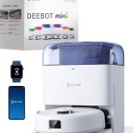 ECOVACS DEEBOT Mini Aspirateur Robot, Aspiration 9 000 Pa, ZeroTangle 2.0, TrueMapping 2.0, séchage à 45 ℃, vidage Auto, Lavage Intelligent en Profondeur, Nettoyage Auto en Un clic, Bleu ECOVACS DEEBOT Mini Aspirateur Robot, Aspiration 9 000 Pa, ZeroTangle 2.0, TrueMapping 2.0, séchage à 45 ℃, vidage Auto, Lavage Intelligent en Profondeur, Nettoyage Auto en Un clic, Bleu