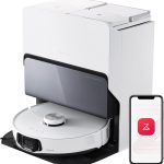 roborock S8 MaxV Ultra Aspirateur Robot avec 8-en-1 Station, Robot Aspirateur Laveur avec Brosse Latérale & DuoRoller