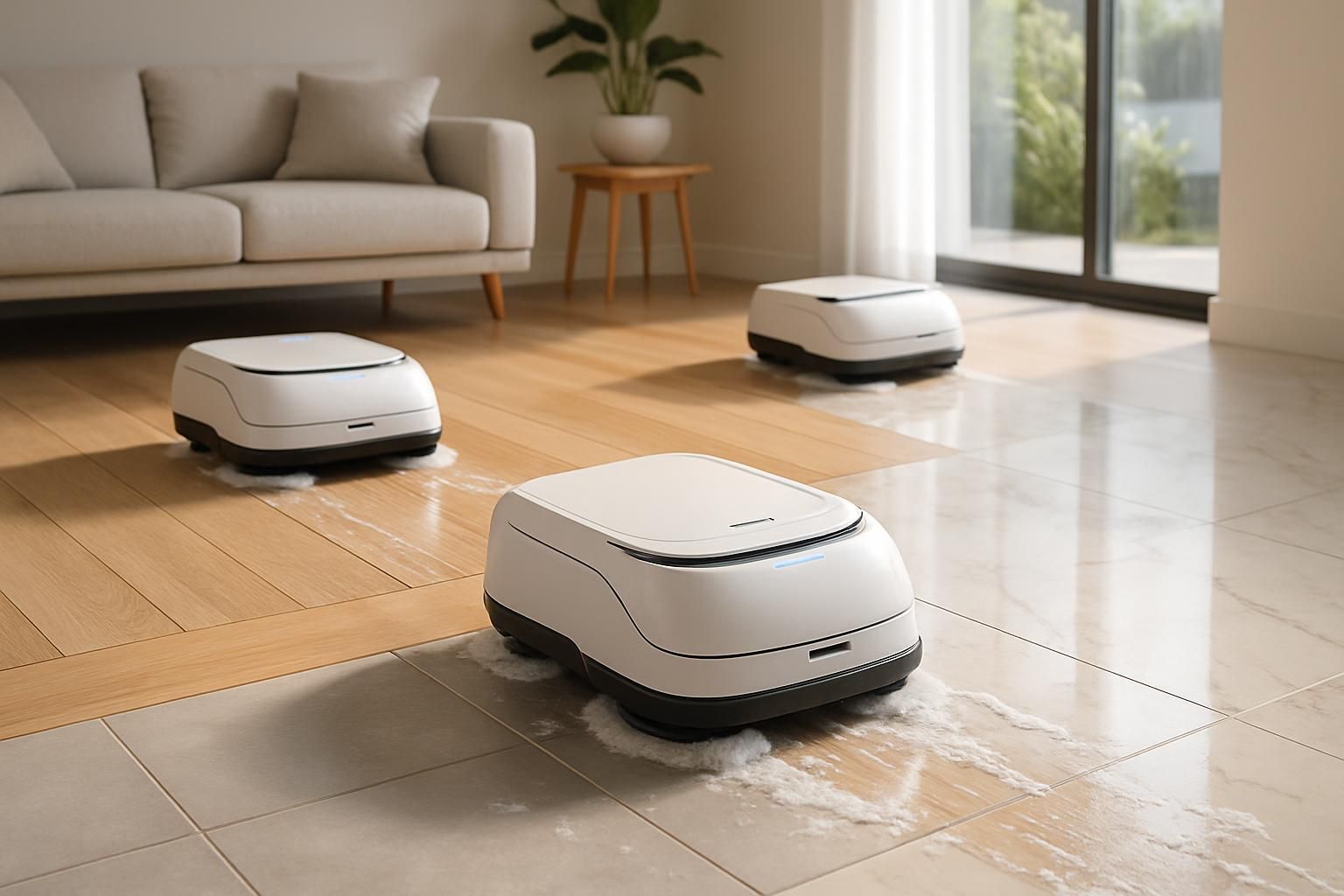 Découvrez notre sélection de robots laveurs de sols efficaces pour un nettoyage automatique et impeccable de toutes vos surfaces.