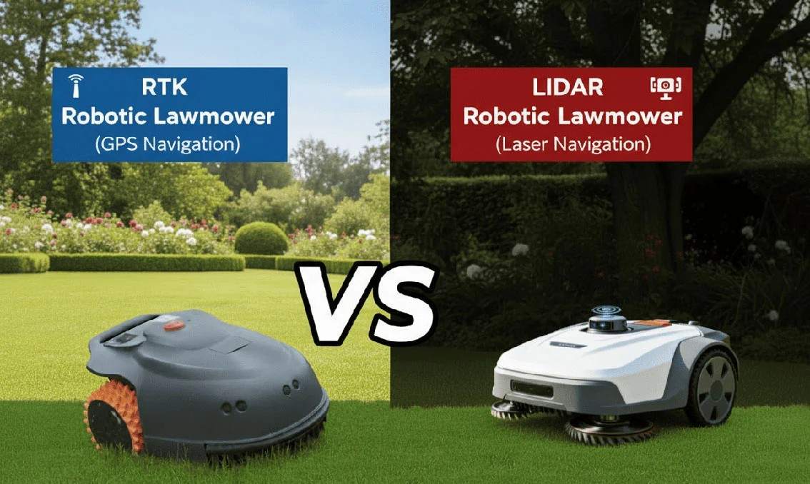 Robot tondeuse RTK ou LiDAR 2026 : guide selon votre jardin Robot tondeuse RTK ou LiDAR 2026 : guide selon votre jardin